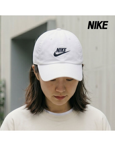 나이키 모자 클럽 언스트럭처 퓨추라 워시드 화이트 볼캡 FB5368-100