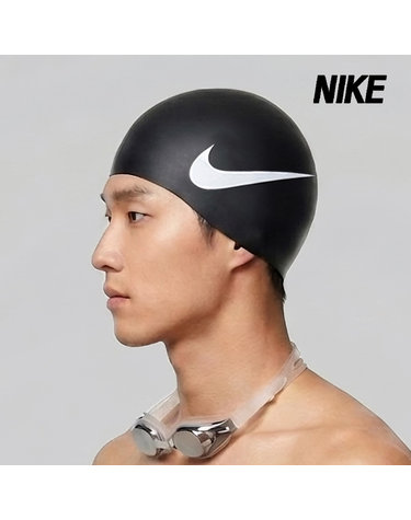 나이키 수모 스윔 빅 로고 실리콘 캡 블랙 NESS8163-001