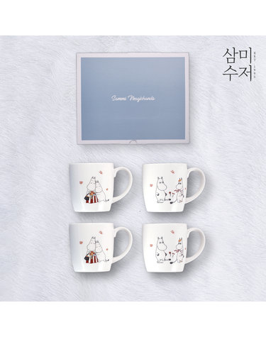 무민 더키친 머그컵세트 4P