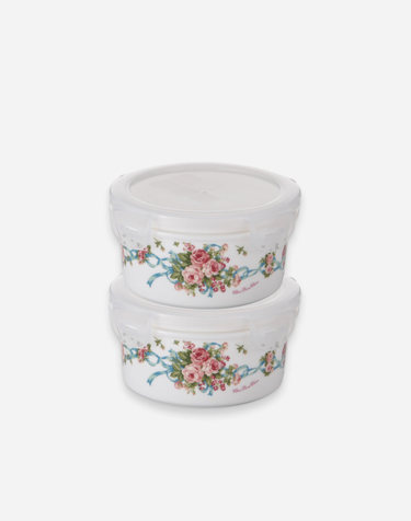 잉글랜드 도자기 원형찬통 소 350ml 2P