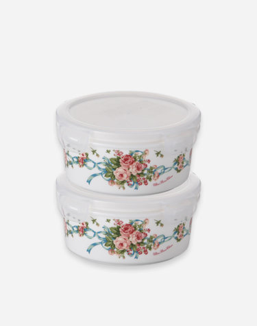 잉글랜드 도자기 원형찬통 중 550ml 2P