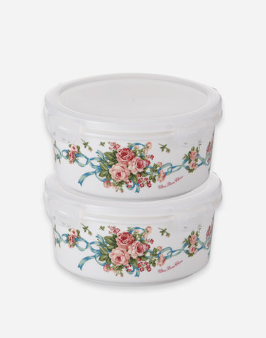 잉글랜드 도자기 원형찬통 대 820ml 2P