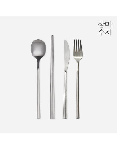 일미 무광 1인 커트러리세트 4P