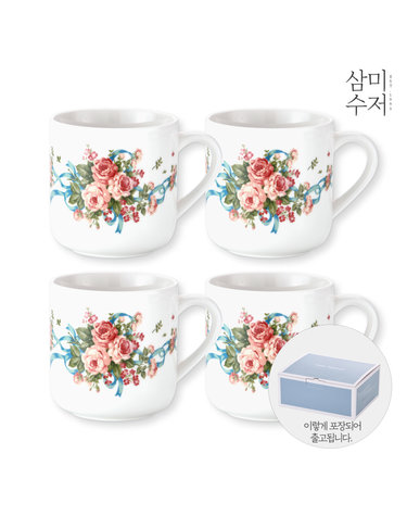 잉글랜드 시리얼머그세트 4P