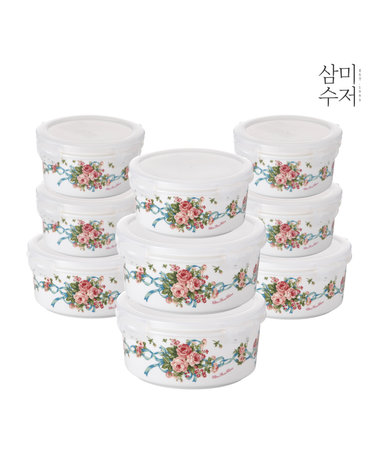 잉글랜드 도자기 원형찬통 9종세트