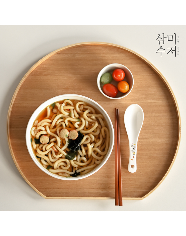 삼미수저 무민 프렌즈 도자기 우동스푼 1P(5가지 중 택1) 착용컷