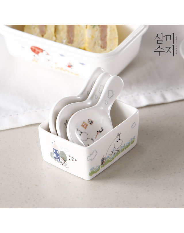 삼미수저 무민 더키친 마요네즈통 130ml 착용컷
