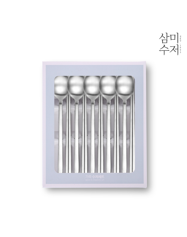 삼미수저 아라2.5 무광 한수저세트 5P 착용컷