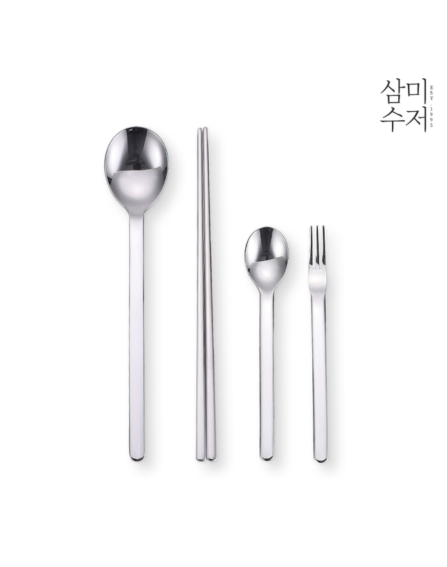 삼미수저 기본2 미러 한수저세트 18P세트 착용컷