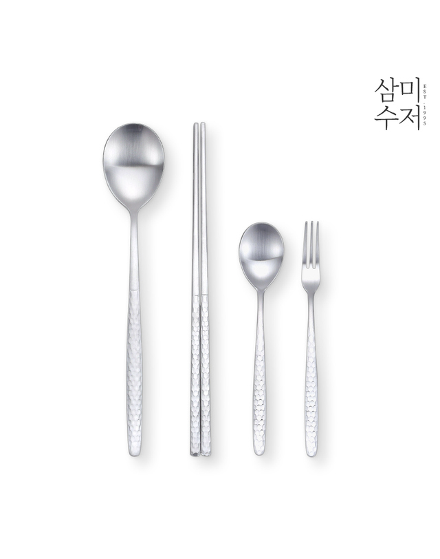 삼미수저 함마톤 무광 한수저세트 18P세트 착용컷