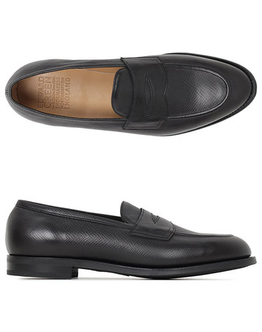 에드워드그린 블랙 피카딜리 유타 플랫 로퍼 E PICCADILLY 184 BLACK UTAH