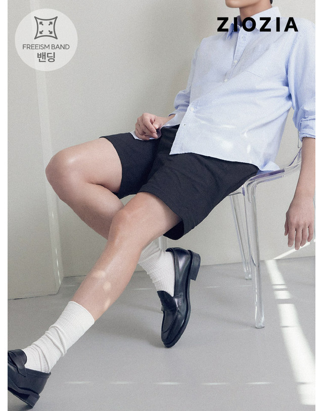 지오지아 [지오지아] 미라클 오픈형 풀밴딩 쇼츠 (AED2PH1101) 착용컷