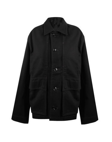 라프리마 르메르 데님 박시 자켓 OW1223-LD1055-BK999