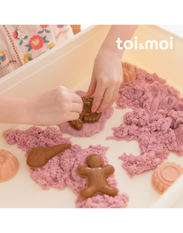 꼬메모이 [꼬메모이] 또이앤모이 아쿠아샌드 / 모래놀이 촉감놀이 착용컷