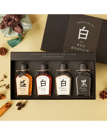 [불로동주유소] 백장군블랙에디션1호 국산참기름선물세트
