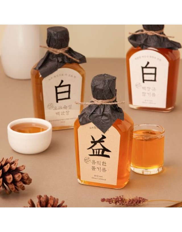 불로동주유소 [불로동주유소] 백장군블랙에디션2호 국산참기름선물세트 착용컷