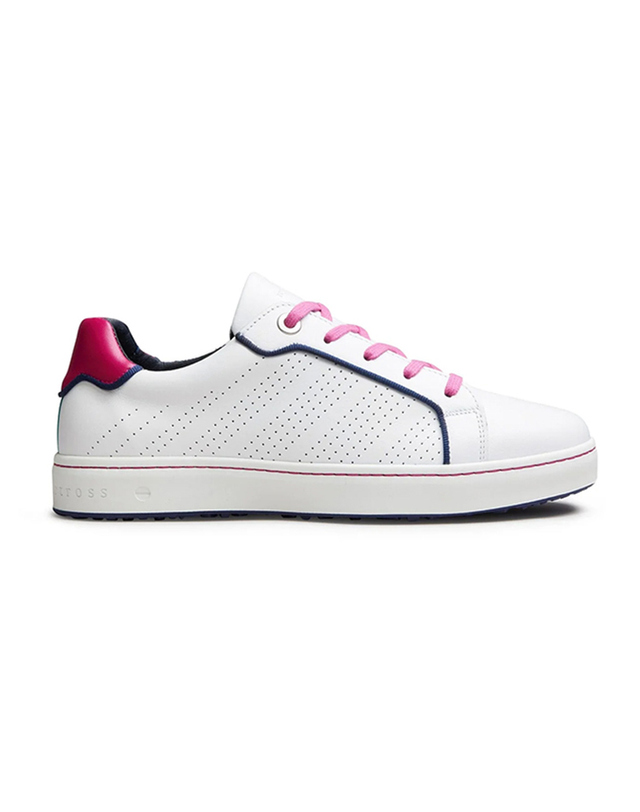 로얄알바트로스 명품 골프화 햄프턴 Hampton white fuchsia/골프 여자 신발 패션용품 착용컷