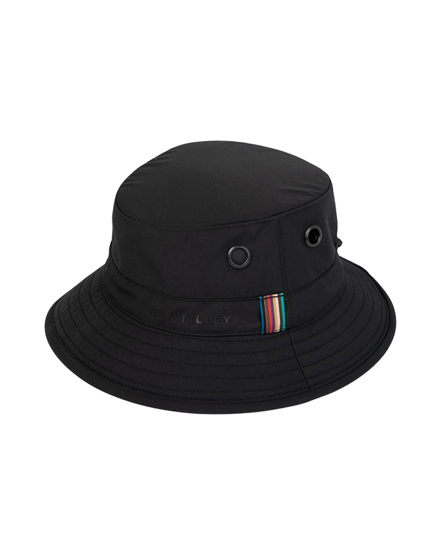 로얄알바트로스 골프 버킷 햇 Royal Albartross X TILLEY BUCKET HAT(Black) 착용컷