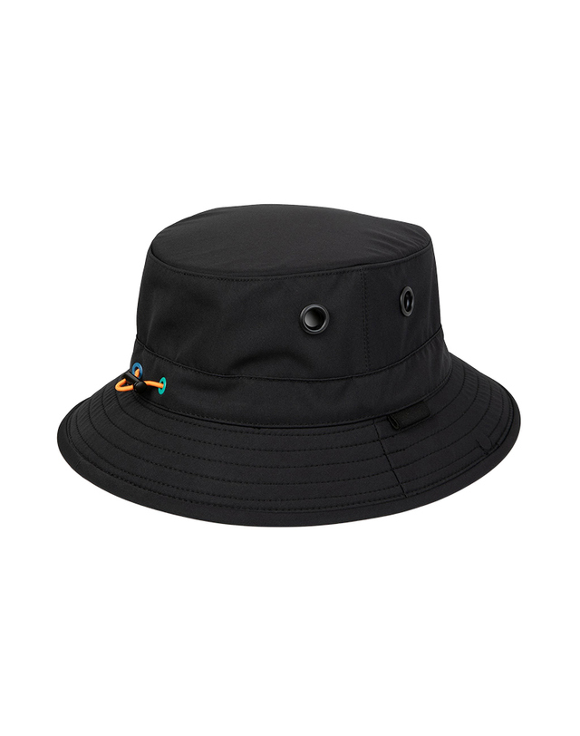 로얄알바트로스 골프 버킷 햇 Royal Albartross X TILLEY BUCKET HAT(Black) 착용컷