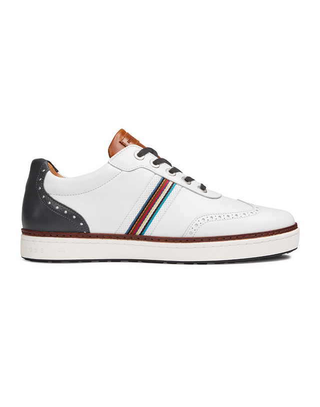 로얄알바트로스 명품 골프화 킹스맨 Kingsman white carbon/골프 남자 신발 패션용품 착용컷