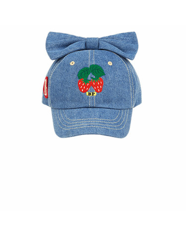 [추가 10%쿠폰] 스트로베리 데님 리본 캡_BP61AH406