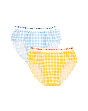 [추가 10%쿠폰] [키즈]남아깅엄체크삼각팬티_BU41UP303