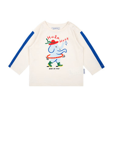 [추가 10%쿠폰] [BABY] 크림 엘리펀트 베이비 티셔츠_BU53TR101