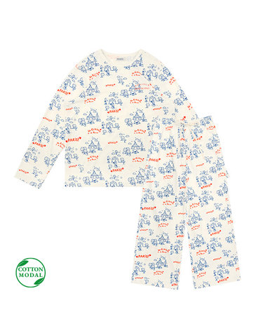 [추가10%쿠폰] 여성 서커스 저지 파자마 세트_BU61UJ505