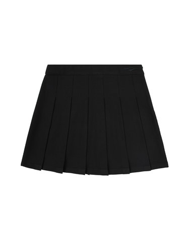 아이스비스킷 심볼 로고 플리츠 스커트_IB63SK607