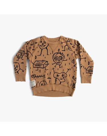GOOFY SKULLS SWEATSHIRT_NU23TM306