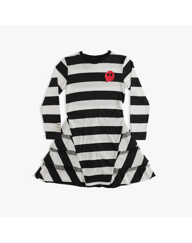 STRIPED LAYERED DRESS_NU21OD407