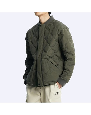 뉴발란스 매장정품 UNI 24/7 퀼팅 경량다운 자켓 카키 (NBNPD41903_49)