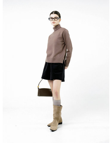 Corduroy Banding Shorts - Black /W244PT03BK