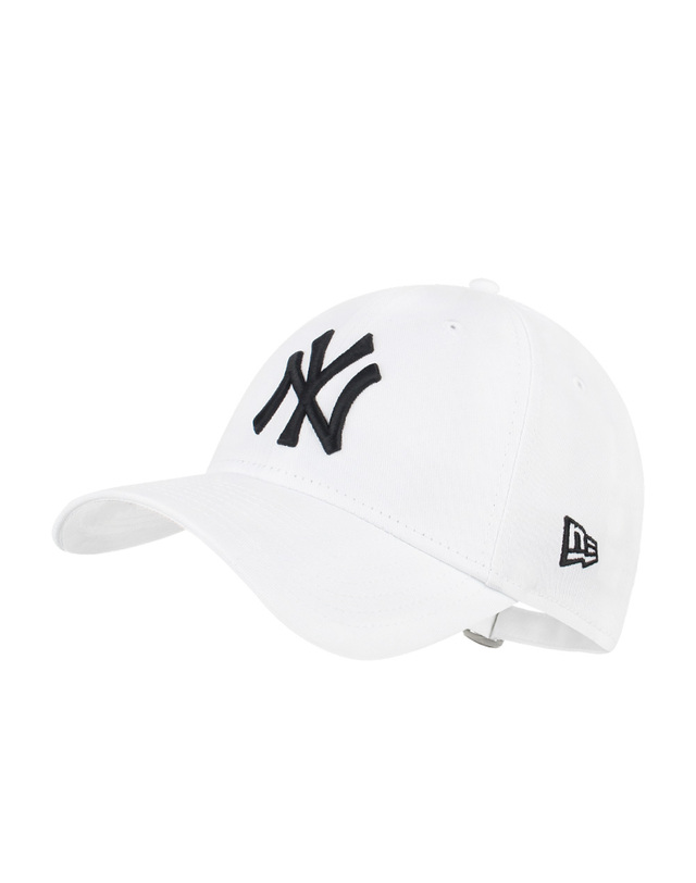 뉴에라 뉴에라 MLB 모자 리그 에센셜 뉴욕 양키스 볼캡 화이트 10745455 착용컷