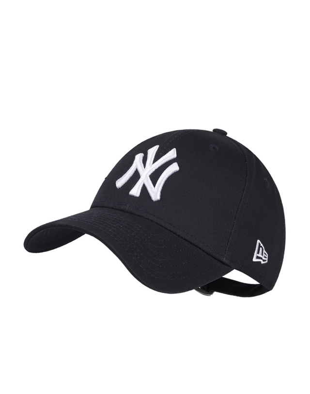 뉴에라 뉴에라 MLB 모자 리그 에센셜 뉴욕 양키스 볼캡 네이비 10531939 착용컷