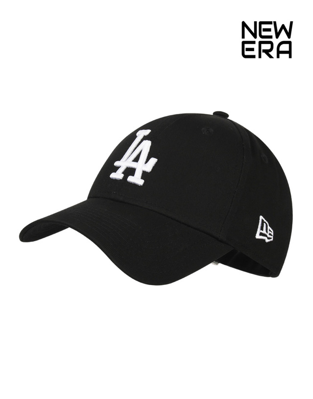 뉴에라 뉴에라 MLB 모자 리그 에센셜 LA 다저스 볼캡 블랙/화이트 11405493 착용컷