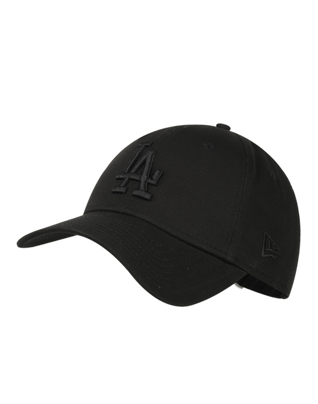 뉴에라 뉴에라 MLB 모자 리그 에센셜 LA 다저스 볼캡 블랙 12052000 착용컷