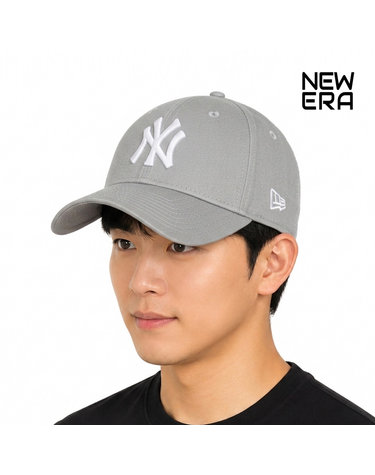 뉴에라 MLB 모자 리그 에센셜 뉴욕 양키스 볼캡 그레이 10531940
