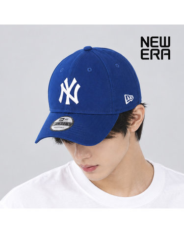 뉴에라 MLB 모자 뉴욕 양키스 에센셜 9포티 볼캡 블루 11157579