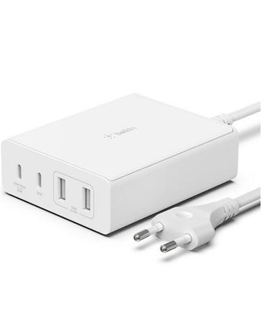 [벨킨] 108W 멀티 4포트 USB-C PD GaN 고속 충전기 / WCH010krWH