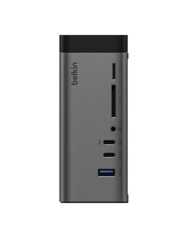 벨킨 [벨킨] 11in1 프로 C타입 멀티 허브 독 도킹스테이션 GaN 150W 8K 트리플 디스플레이 / INC020qcSGY 착용컷