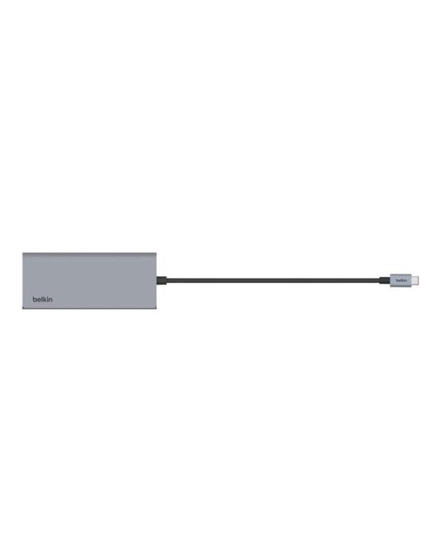 벨킨 [벨킨] 7in1 USB-C타입 멀티 허브 100W 기가비트 이더넷 / INC009btSGY 착용컷