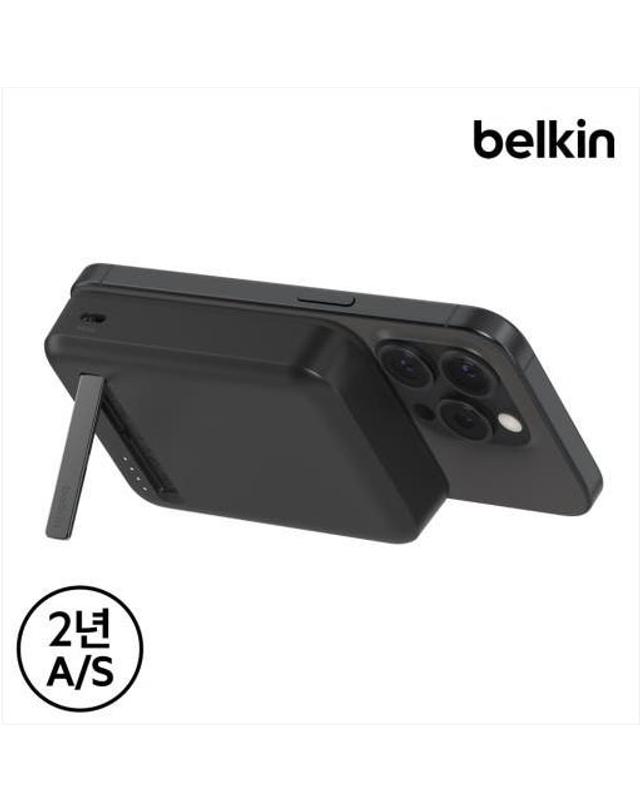 벨킨 [벨킨] Qi2 15W 10000mAh 마그네틱 무선 고속 충전 보조배터리 (색상선택) / BPD008bt 착용컷