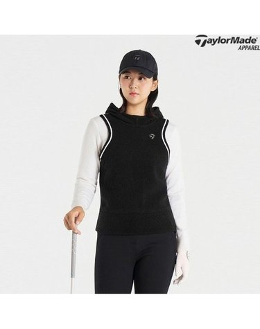 [갤러리아] [테일러메이드] 25FW 여성 레이어드룩 후드 방풍 니트 TWSHO8125-199