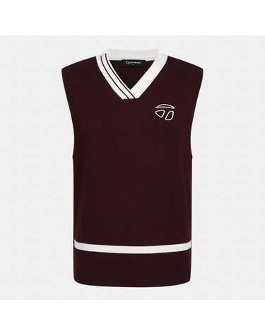 [갤러리아] [테일러메이드] 25FW 여성  브이넥 니트 베스트 TWSVO7122-415 -GK