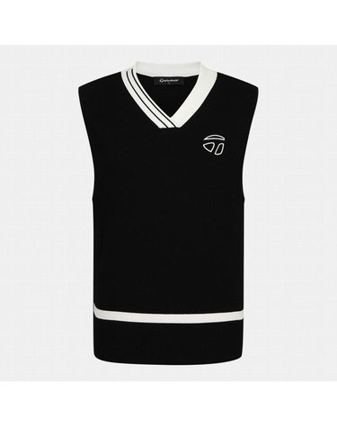 [갤러리아] [테일러메이드] 25FW 여성  브이넥 니트 베스트 TWSVO7122-199 -GK