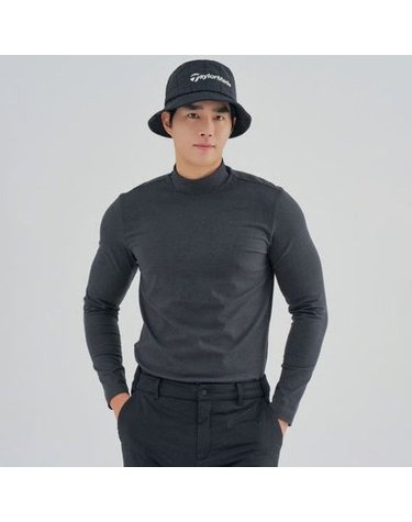 [갤러리아] 테일러메이드 남성 레터링 기모 하이넥 티셔츠 TMTHM3245-193