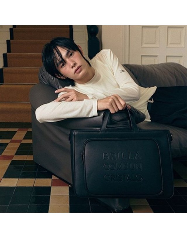 비비와이비 [갤러리아] MARCE Unisex Briefcase (Black)09N3110DSK 착용컷