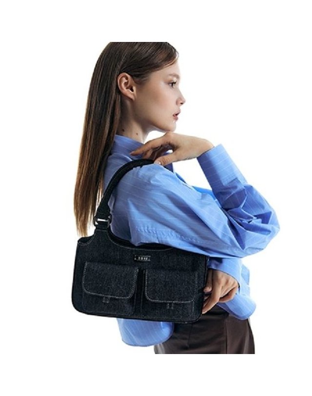 비비와이비 [갤러리아] Linda Tote Bag (Denim Black)09M3210DEK1FR 착용컷