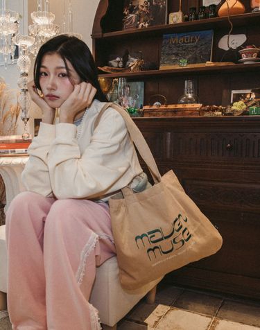 [메이븐뮤즈] 코듀로이 에코백 FR_BG (MSXFBF102BGFR)